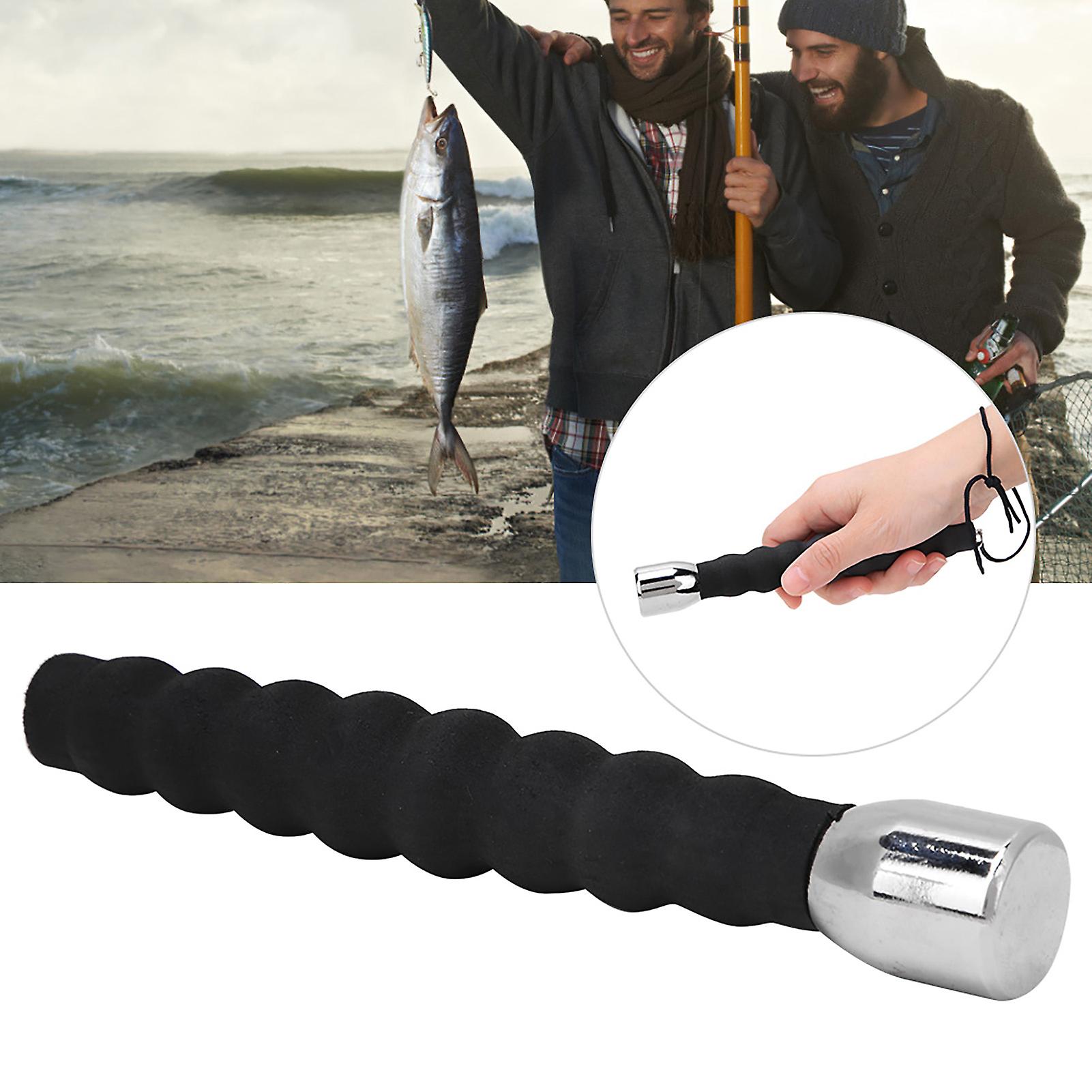 Aluminium Alloy 24mm Head Diameter Fishing Bat Tool Fish Priest With Non-slip Eva Foam Handle