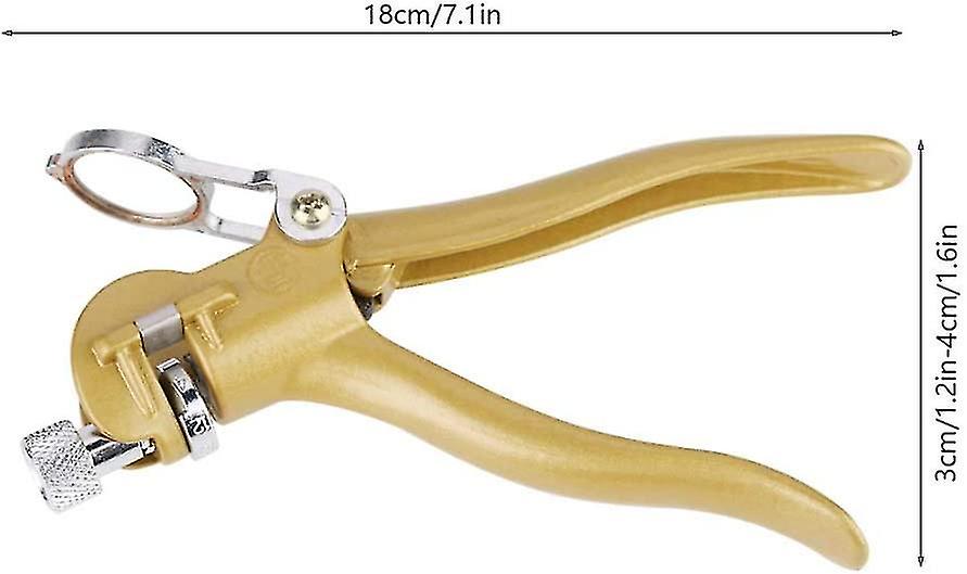 Zinc Alloy Hand Saw Copper Alloy Hand Saw Set Tool Saw Set Pliers Woodworking Hand Tools Saw Set Puller (gold) (1pcs)