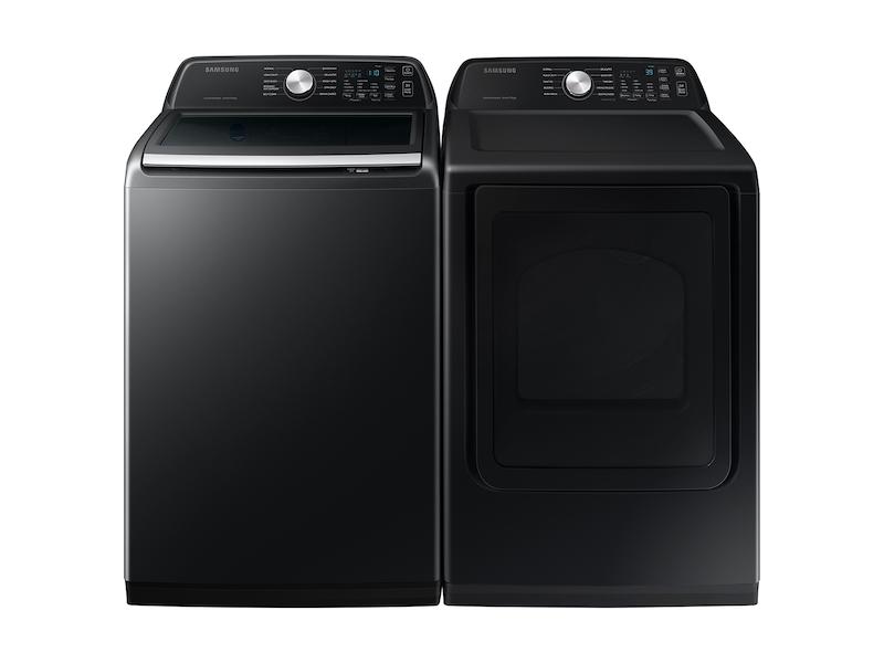 Samsung DVE47CG3500V 7.4 Cu. Ft. Smart Electric Dryer With Sensor Dry In Brushed Black