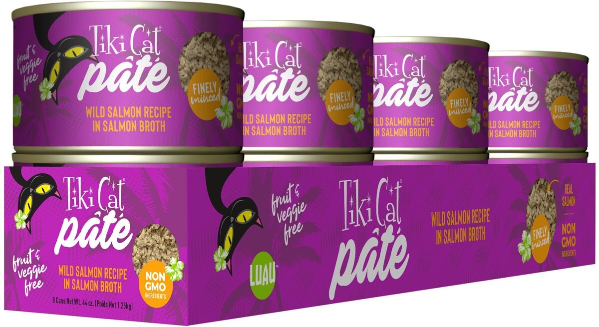 Tiki Cat Luau Wild Salmon Pate Wet Cat Food