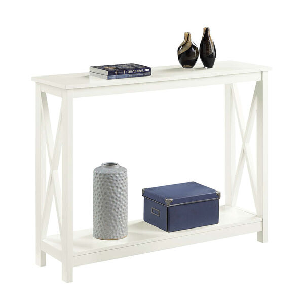 Oxford Ivory Console Table with Shelf