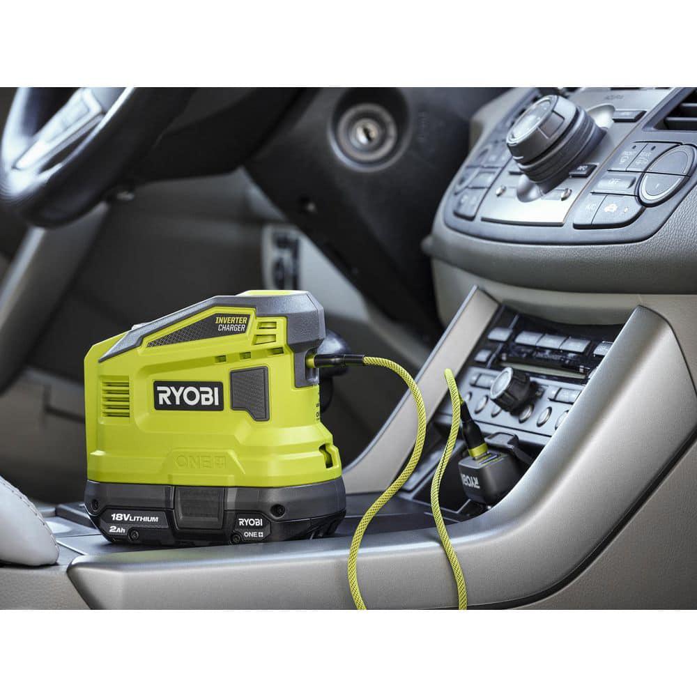 RYOBI 150Watt Push Start Power Source and Charger for ONE 18Volt Battery with 20 Ah Battery