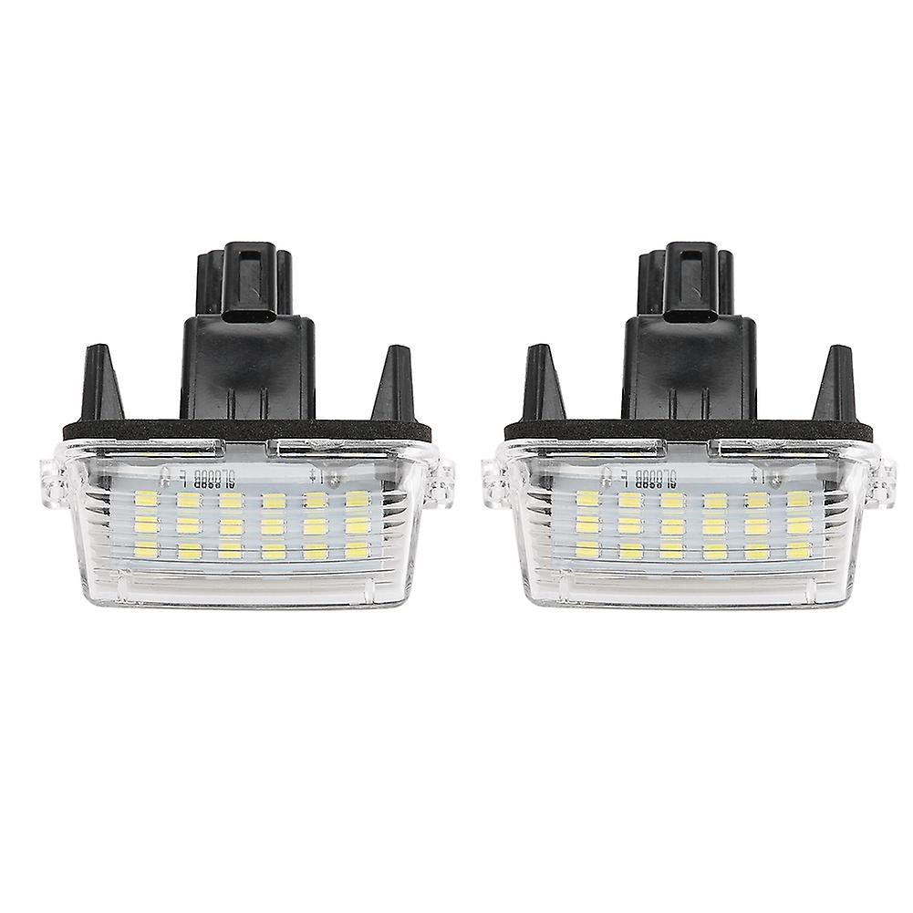 1 Pair Led Number License Plate Light Lamp Fit For Toyota Corolla 2014