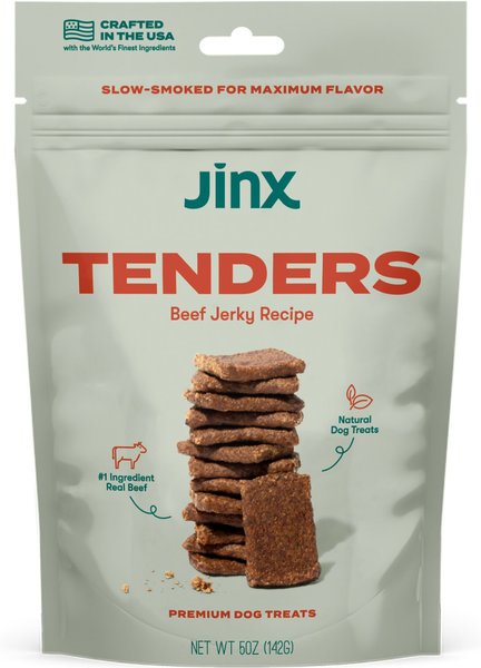 Jinx Beef Tenders Jerky Dog Treats， 5-oz bag\n