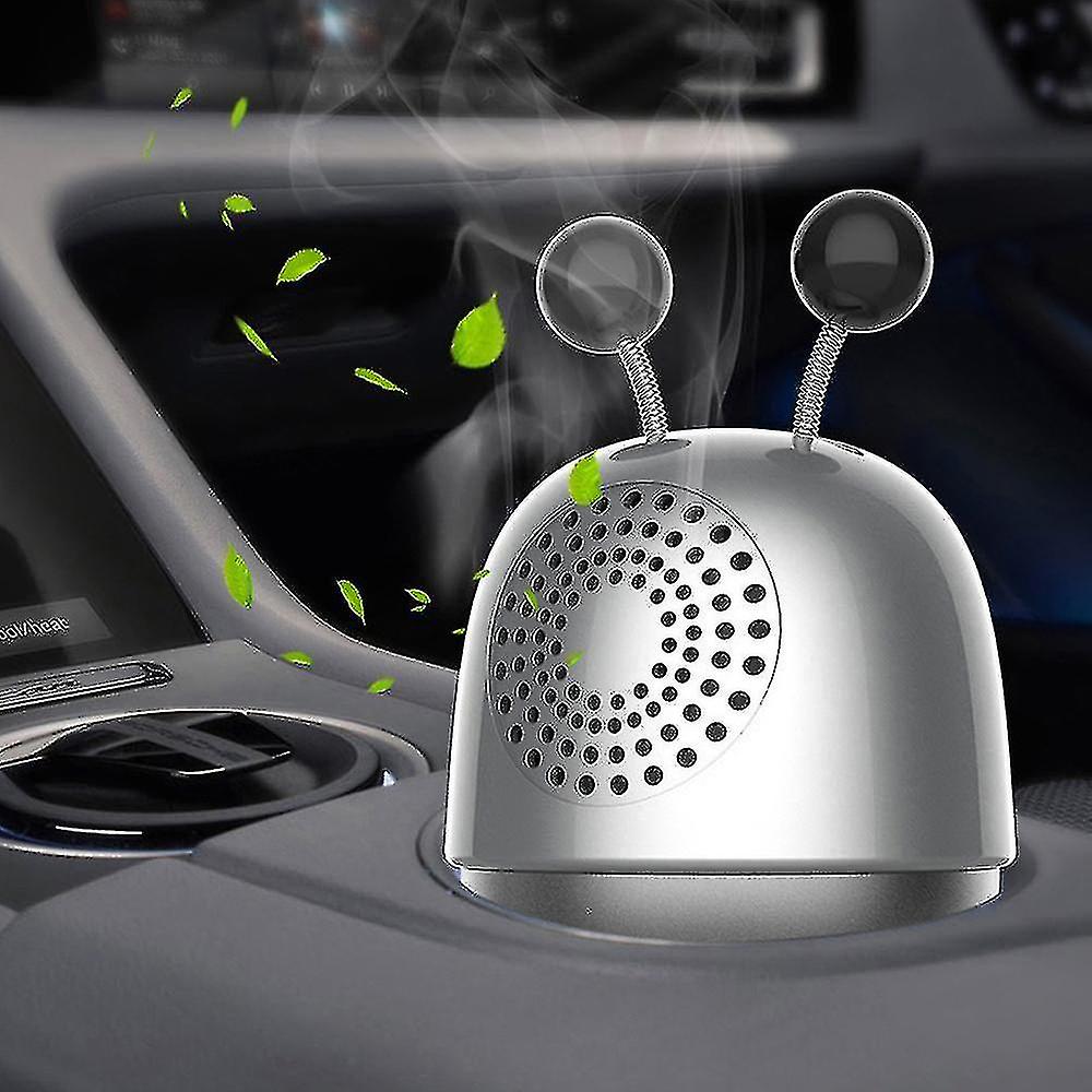 High Quality Car Dashboard Diffuser(grey， Cologne Fragrance)， Robot Air Diffuser Ornament Car Interior Decoration Accessories For Table Bedroom Living