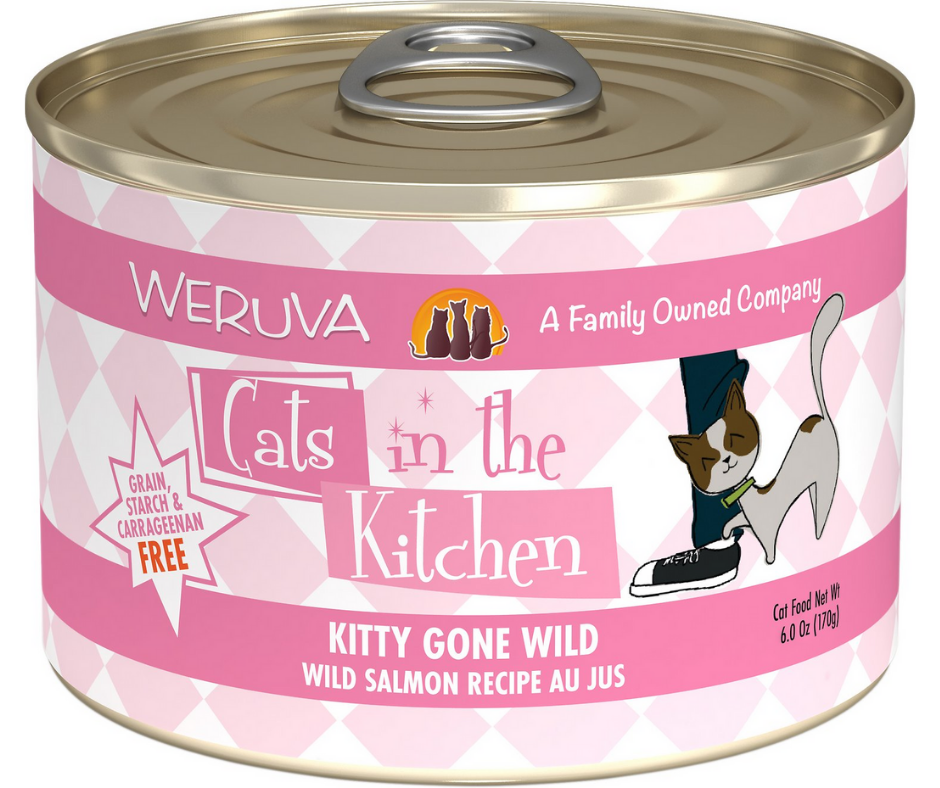 Weruva， Cats in the Kitchen - All Breeds， Kitten Kitty Gone Wild， Grai