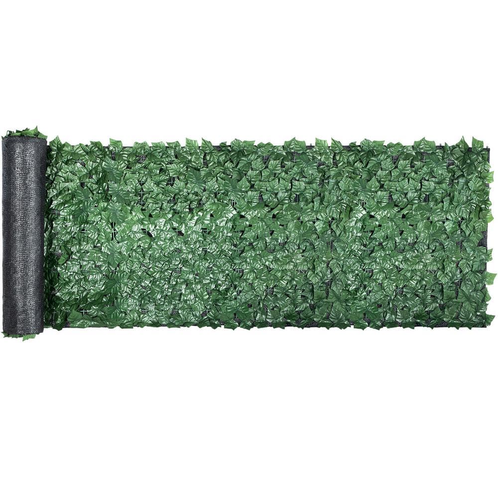 VEVOR 59 in. x 158 in. Faux Leaf Artificial Hedges 3-Layers Outdoor Greenery Leaves Panel Ivy Privacy Fence Screen for Garden RZZWWLYC59158OST3V0