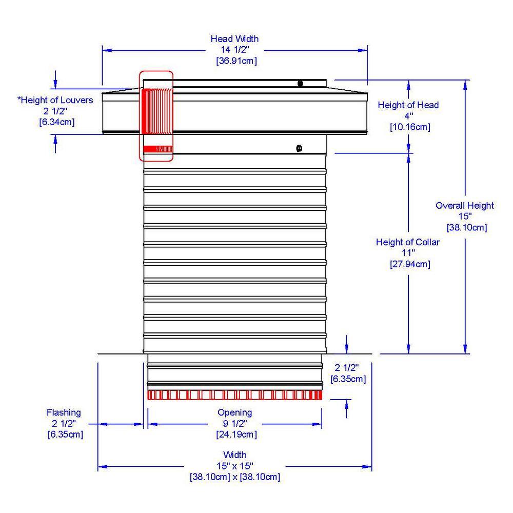 Active Ventilation 10 in. Dia. Aluminum Keepa Roof Jack with 2 in. Tail Pipe in Mill Finish KV-10-TP