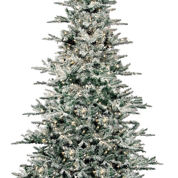 7.5' LED Flocked Vail Tree