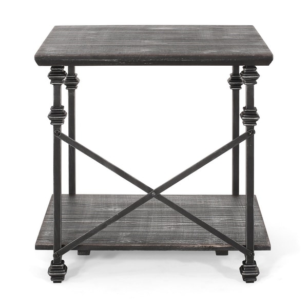 Morell Modern Industrial End Table by Christopher Knight Home - 23.60