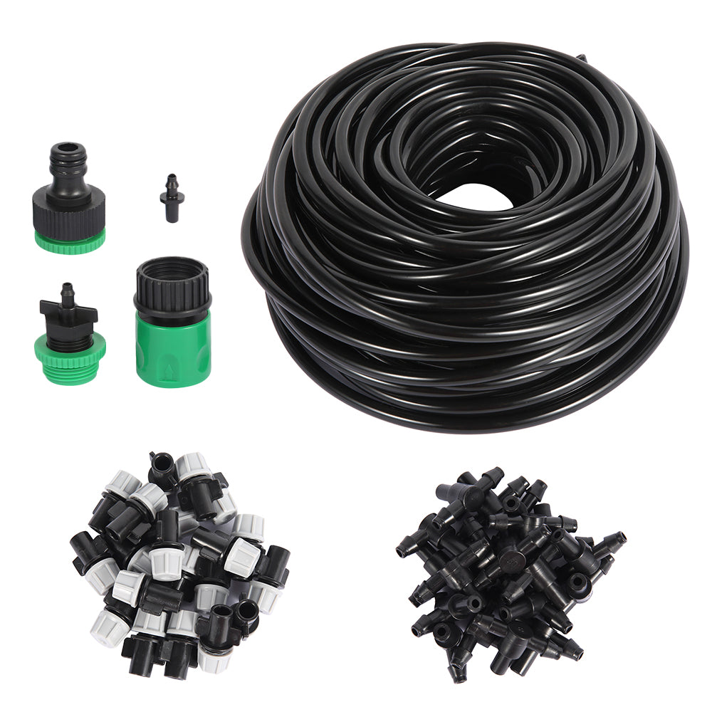 ODOMY Gardening 20pcs Nozzles Water Misting Cooling System Sprinkler Nozzle Drip Irrigation Kit