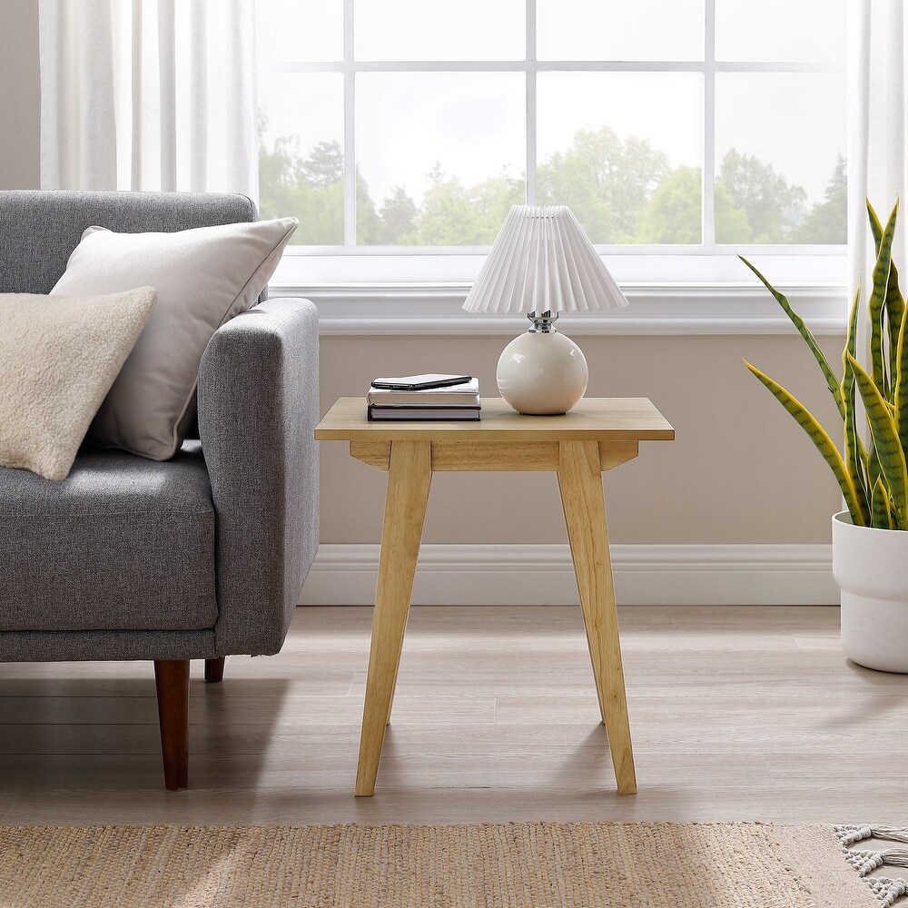 Middlebrook Contemporary Minimal Solid Wood Side Table