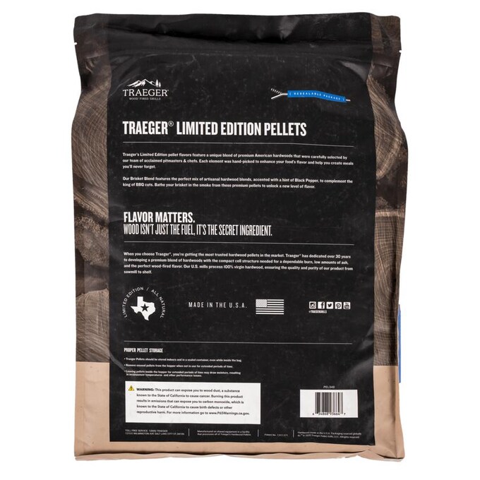 Traeger Limited Edition Brisket Blend Pellets