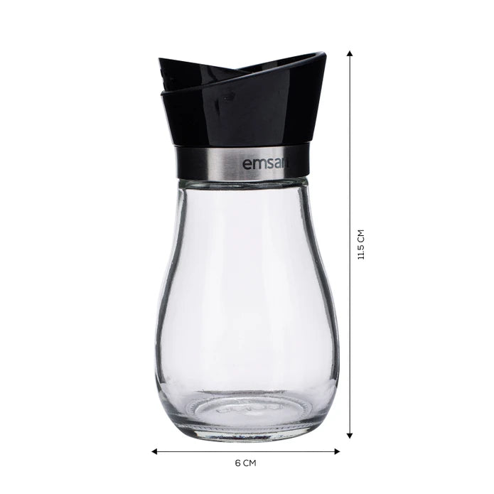 Emsan Punica Glass Pepper / Salt Shaker153.03.07.8303 / 153.03.07.8302