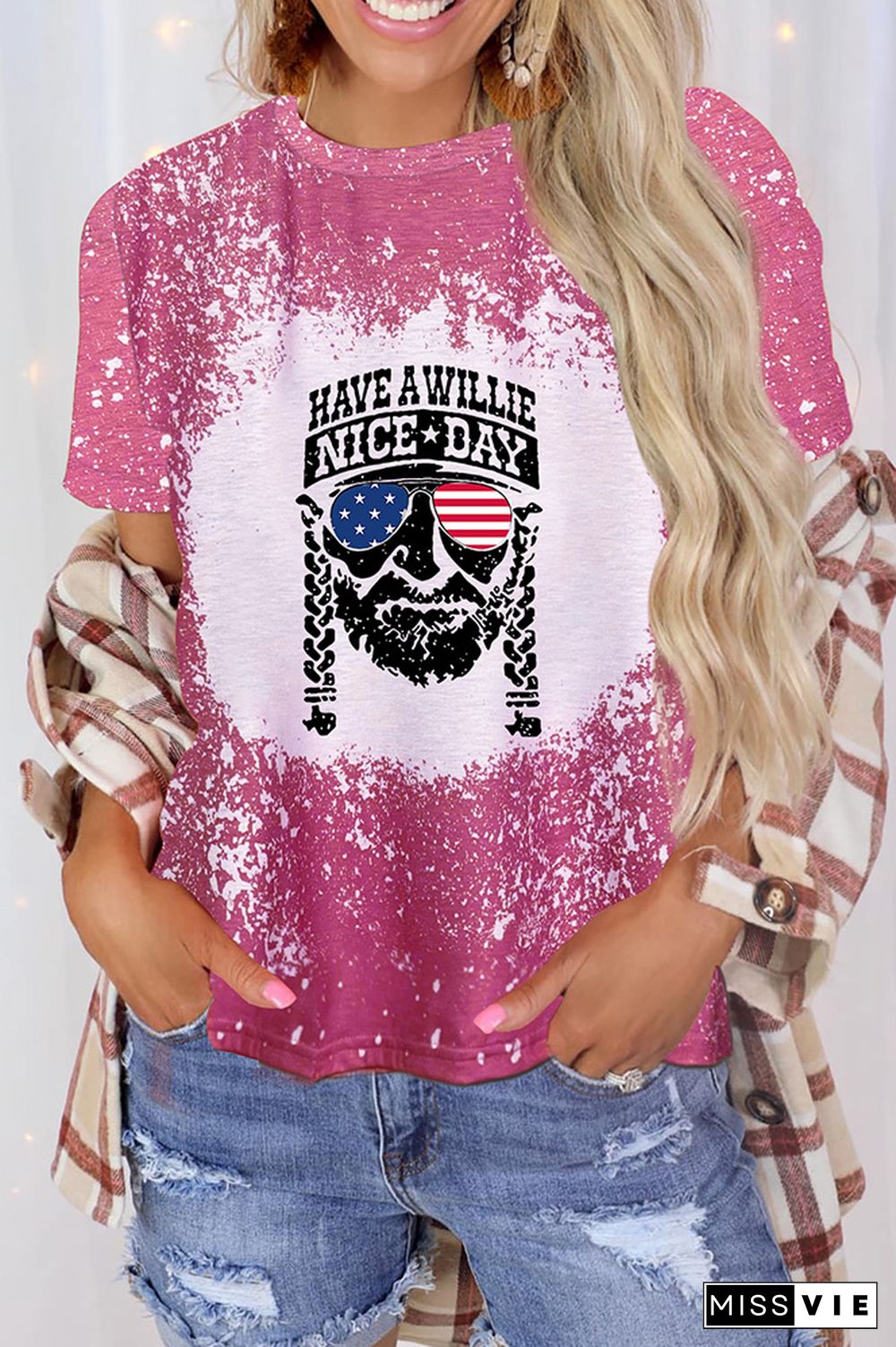 Country Music Bleached Graphic Tee