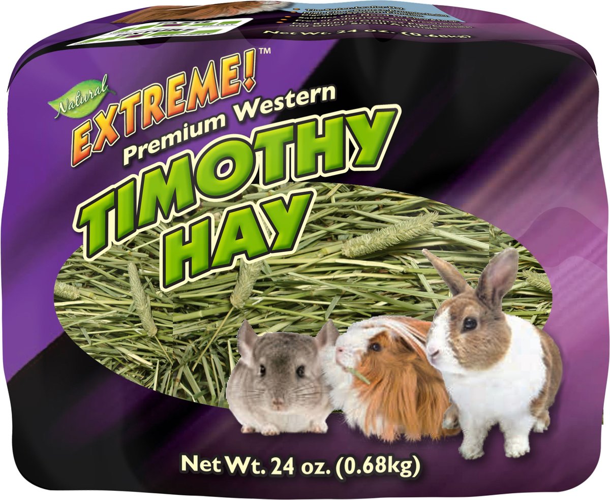 Brown's Extreme! Timothy Small Pet Hay， 24-oz bag