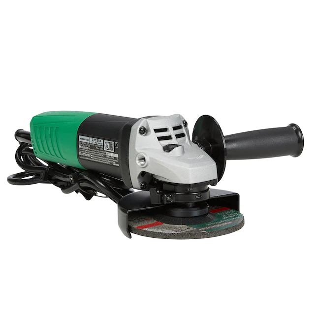 Metabo HPT 4.5-in 6.2 Amps-Amp Sliding Switch Corded Angle Grinder (G12SR4M)