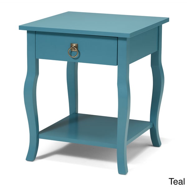 Copper Grove Sun Drop Wood 1-drawer Side Table Nightstand