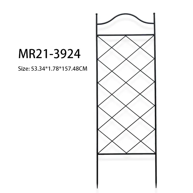 Hot Sale Home Decoration and Garden Accessories Decorative Garden Fence Metal Outdoor Trellis Metal Yard Decorations