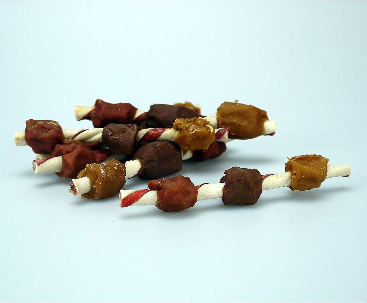 Good 'n' Fun Triple Flavor Kabobs Chicken， Duck and Liver Dog Chews