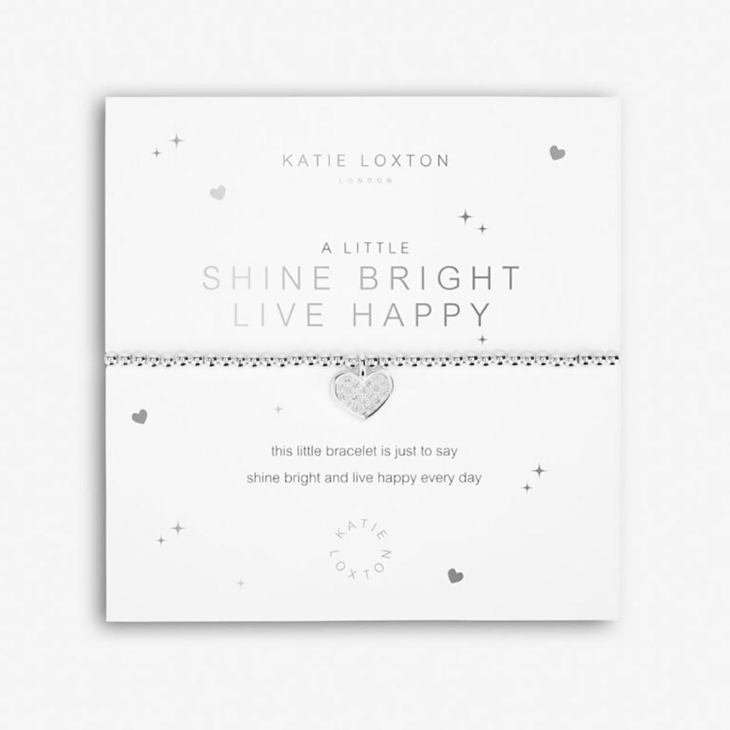 Katie Loxton  A Little 'Shine Bright - Live Happy' Bracelet