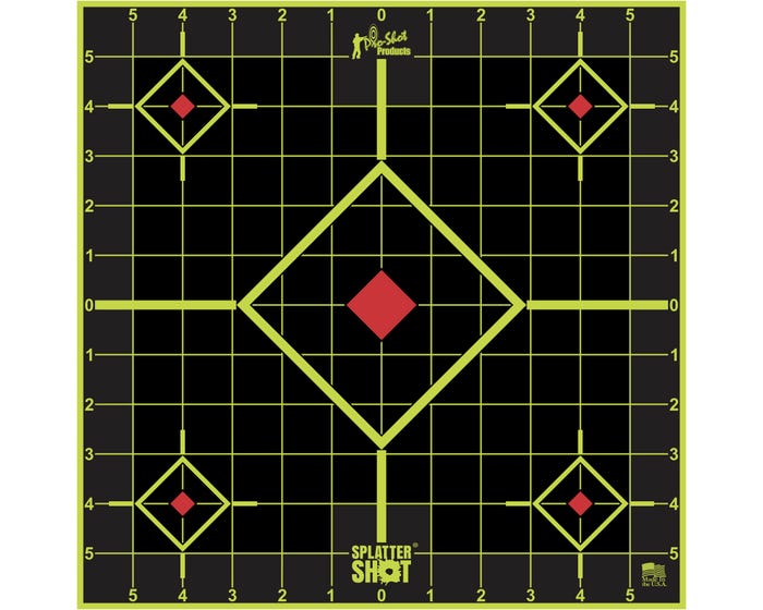 SplatterShot 12 Inch Green Sight In Target - 5 Pack - 12SI-GREEN-5PK
