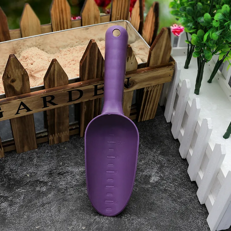 Hot Seller Home Garden Plastic Hand Scoop Shovel Trowels With Marks For Indoor Outdoor Panting