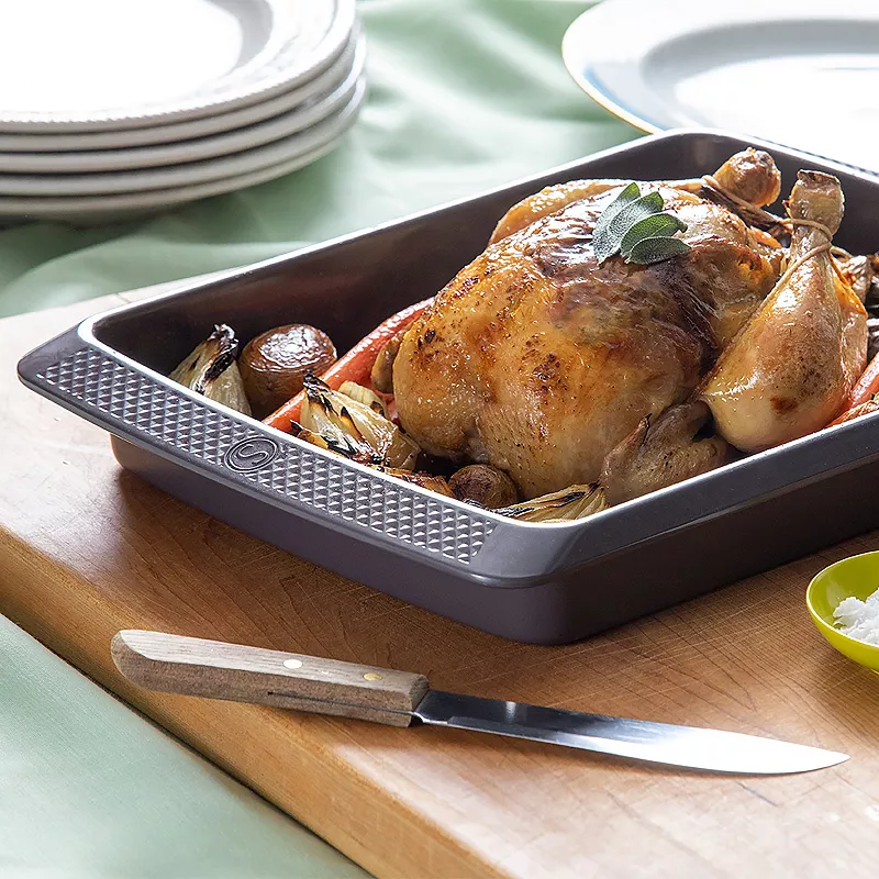 Saveur Selects Artisan Loaf Pan and Roasting Pan Set