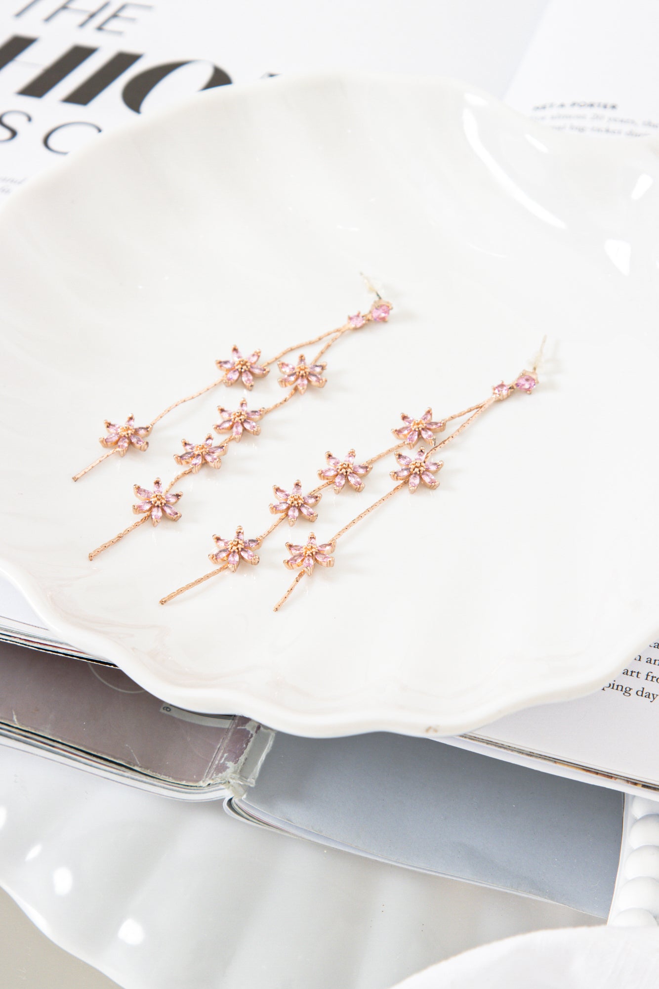 Apollo Eleven Earrings Rose Gold