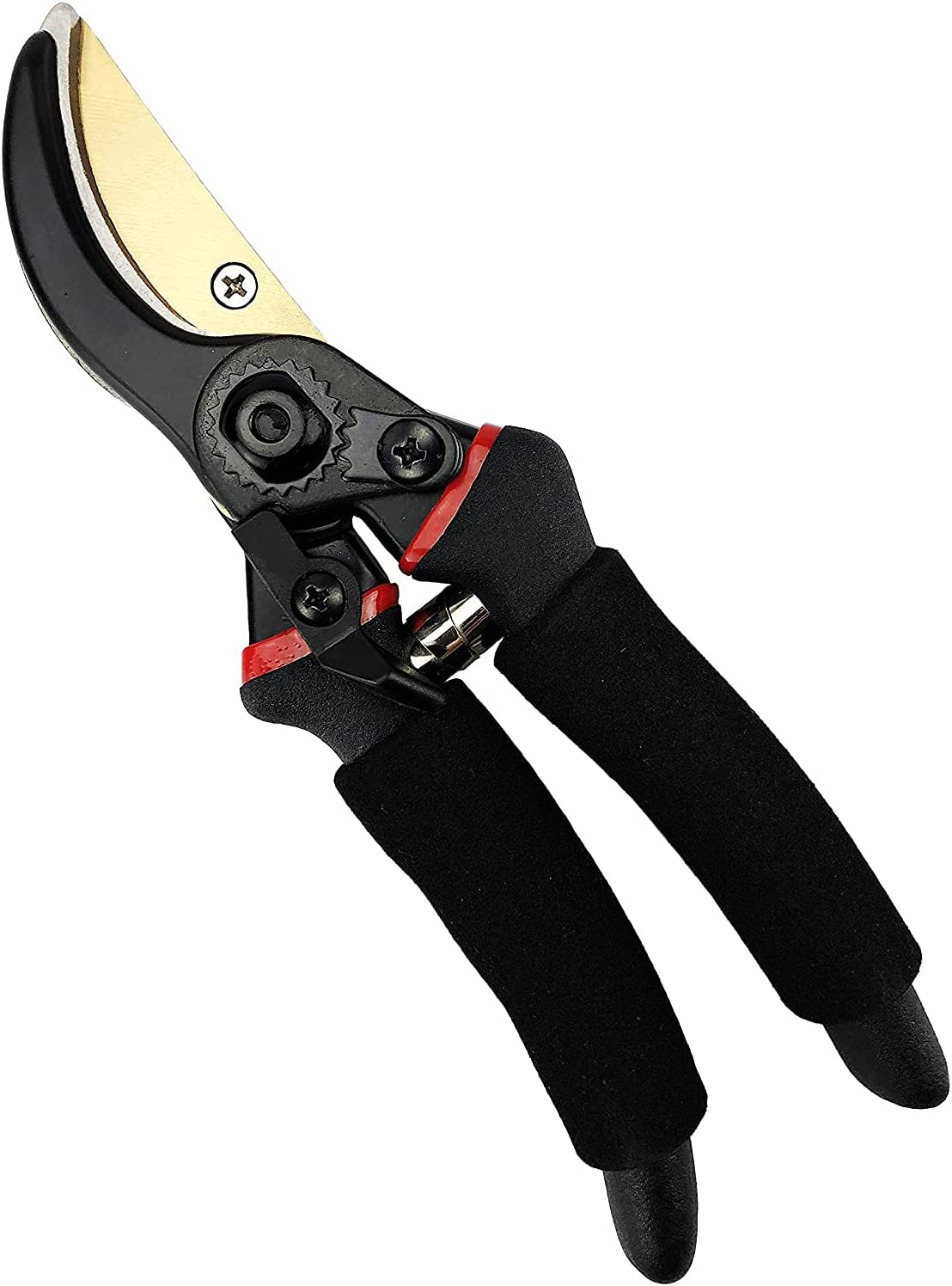 8" Heavy Duty Bypass Pruning Shears with Soft Grip, Premium Garden Shears, Flower Stem Cutter, Gardening Tool for Cutting Yard Tree and Rose, 1 Pack