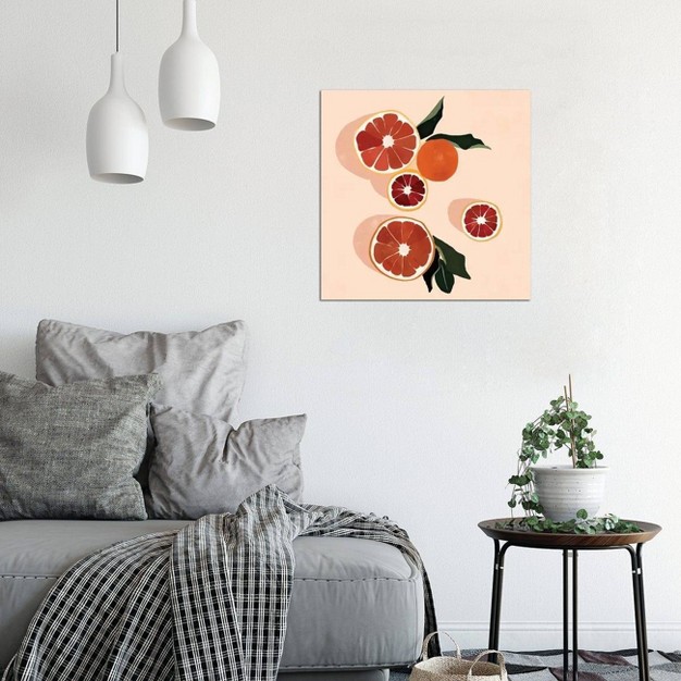 Grapefruit By Bria Nicole Unframed Wall Canvas Icanvas