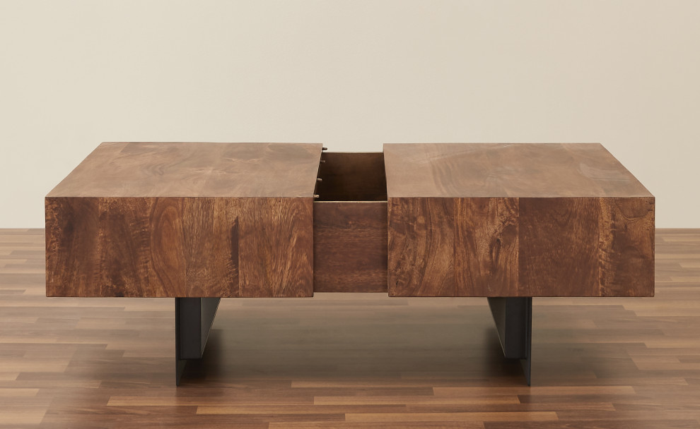 Glide Coffee Table   Industrial   Coffee Tables   by Oak Idea Corporation  Houzz