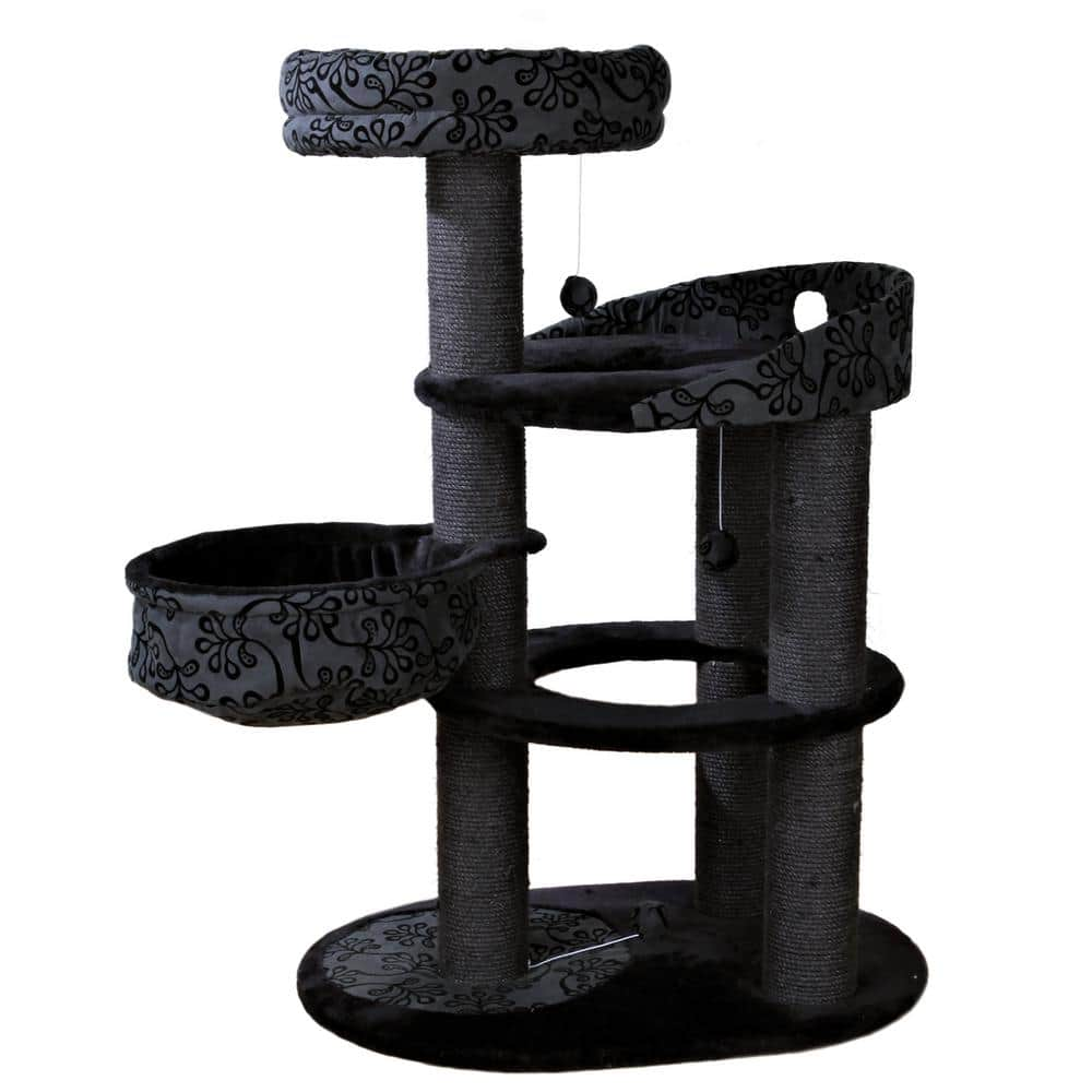 TRIXIE Black/Gray Filippo Cat Tree 43467