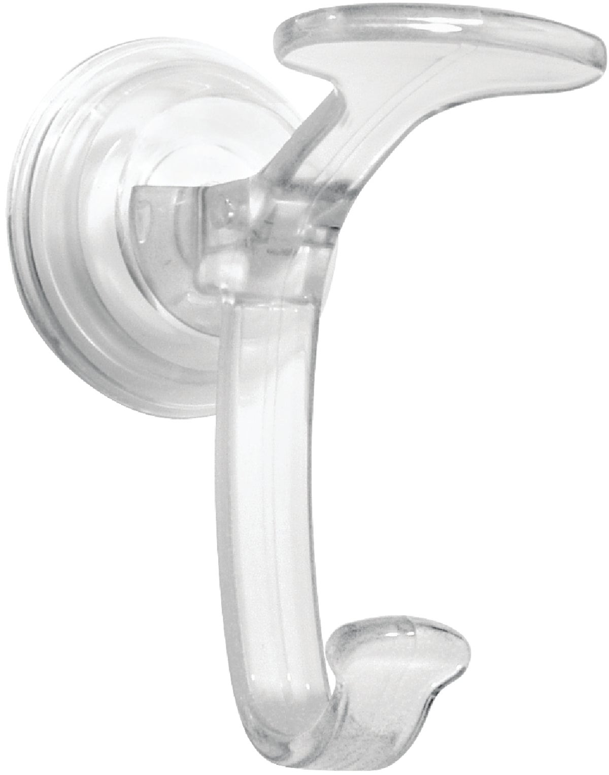 iDesign Spa Suction Cup With Hook 3-1 2 In. Clear