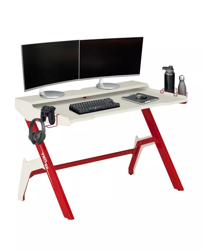 Techni Sport Ergonomic Computer Gaming Desk Workstation