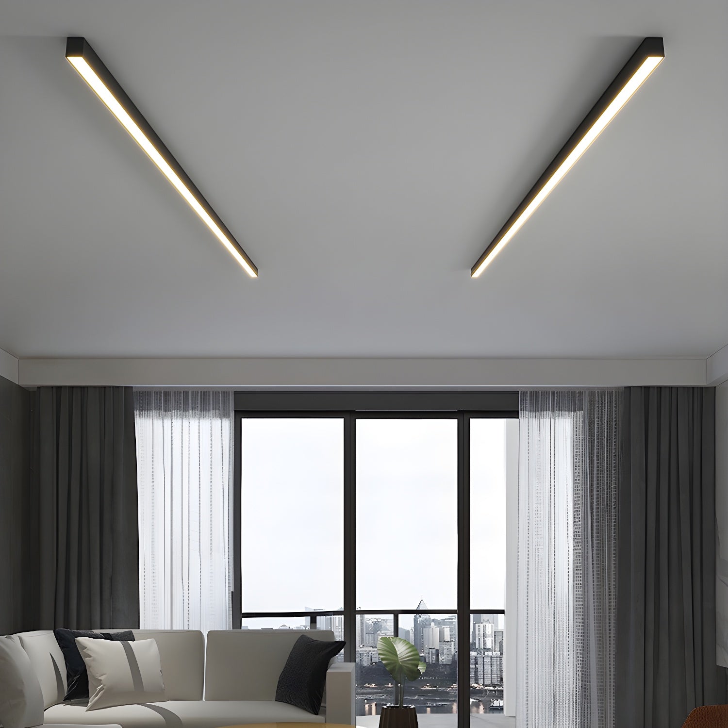 Ultra Slim Linear Ceiling Light