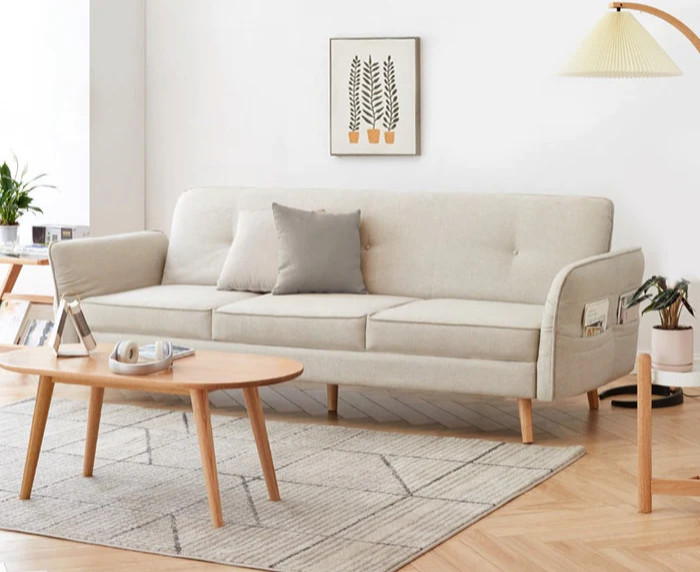 Oak Solid Wood Sleeper Sofa   Midcentury   Sleeper Sofas   by GVAwood  Houzz