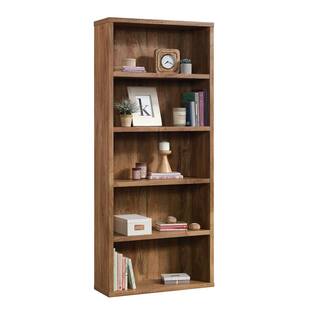 SAUDER Select 72.717 in. Sindoori Mango 5-Shelf Standard Bookcase 427261