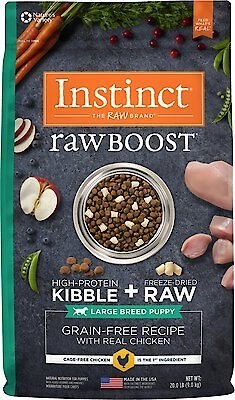 Instinct Raw Boost Large Breed Puppy Grain-Free Recipe with Real Chicken and Freeze-Dried Raw Pieces Dry Dog Food