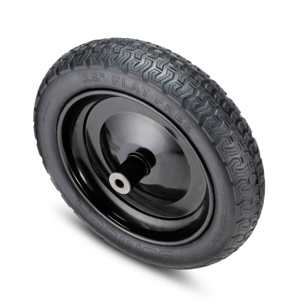 Gorilla 16 in. Flat Free Universal Wheelbarrow Tire GTNF-16WB