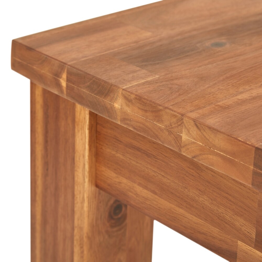 Tiburon Square Natural Wood Dining Table