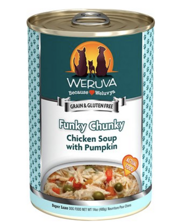 Weruva Funky Chunky Chicken Soup Canned Dog Food