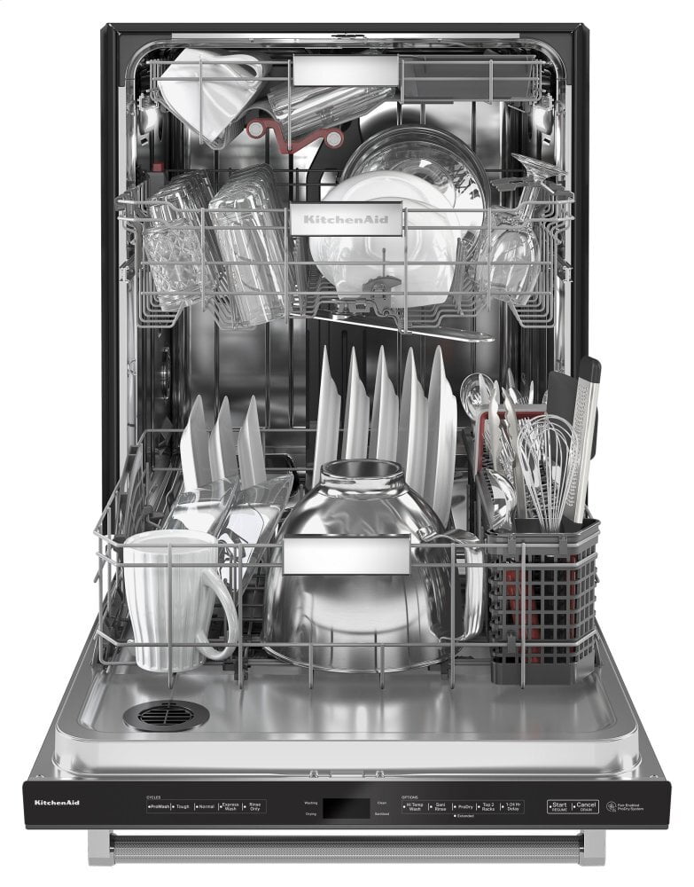 Kitchenaid KDTM804KBS 44 Dba Dishwasher With Freeflex™ Third Rack And Led Interior Lighting - Black Stainless Steel With Printshield™ Finish