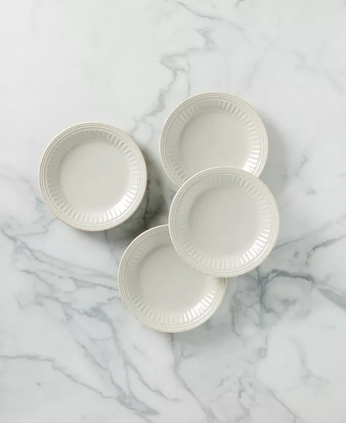 Lenox French Perle Groove 4-Piece Accent Plates Set