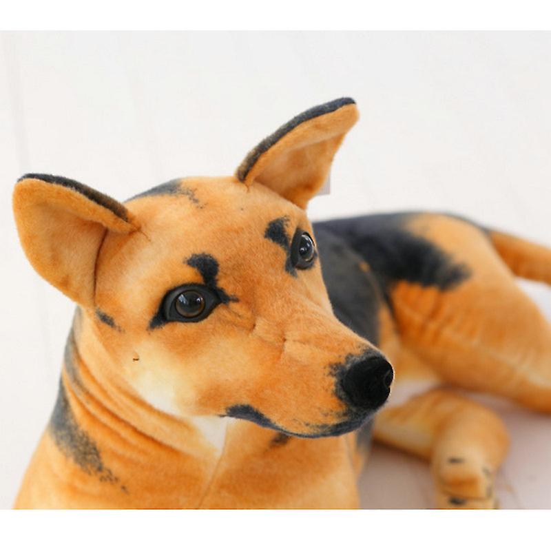 Born Pretty Stuffed Animal Plush Simulation German Shepherd Dog Doll Plush Toy Creative Stuffed Army Dog Toy Kawaii Gift For Kid Girl Boy