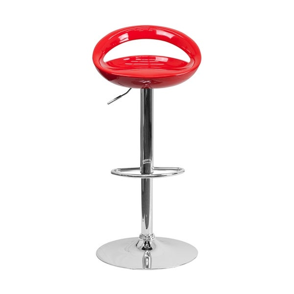 Plastic Adjustable Height Bar Stool