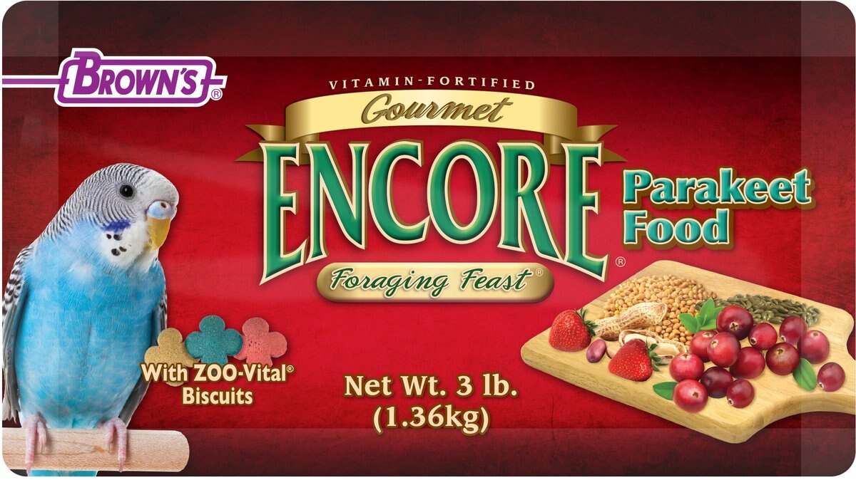 Brown's Encore Gourmet Foraging Feast Parakeet Food