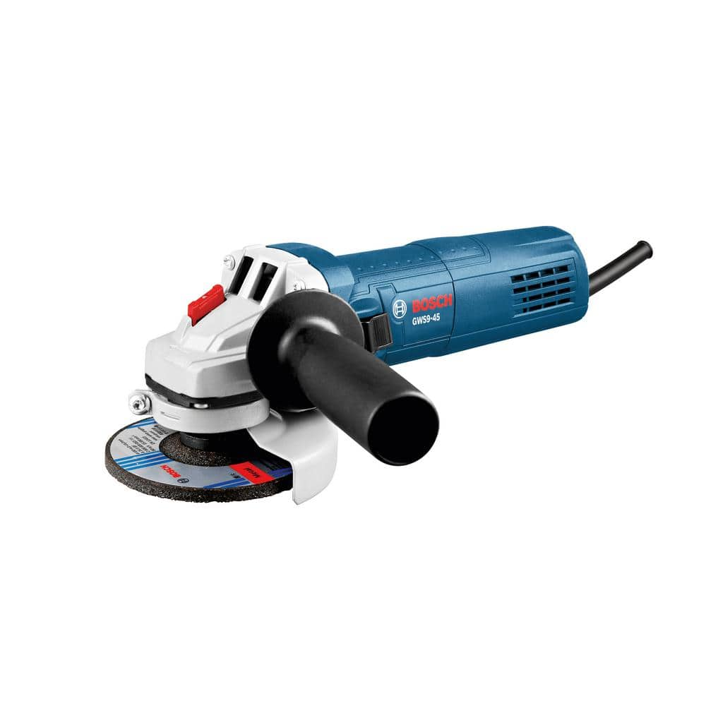 Bosch 8.5 Amp Corded 4.5 in. Angle Grinder with Lock-On Slide Switch GWS9-45