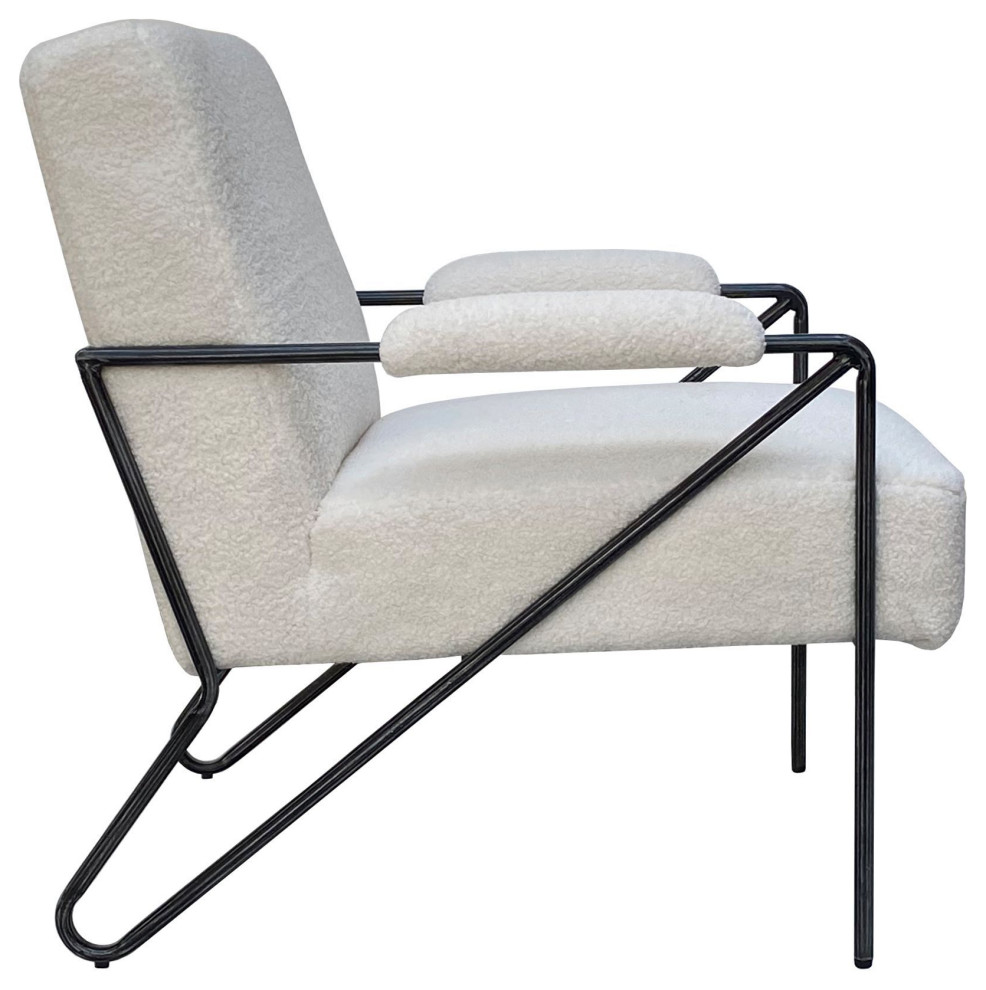 Maelle Club Chair   Midcentury   Armchairs And Accent Chairs   by LH Imports  Houzz