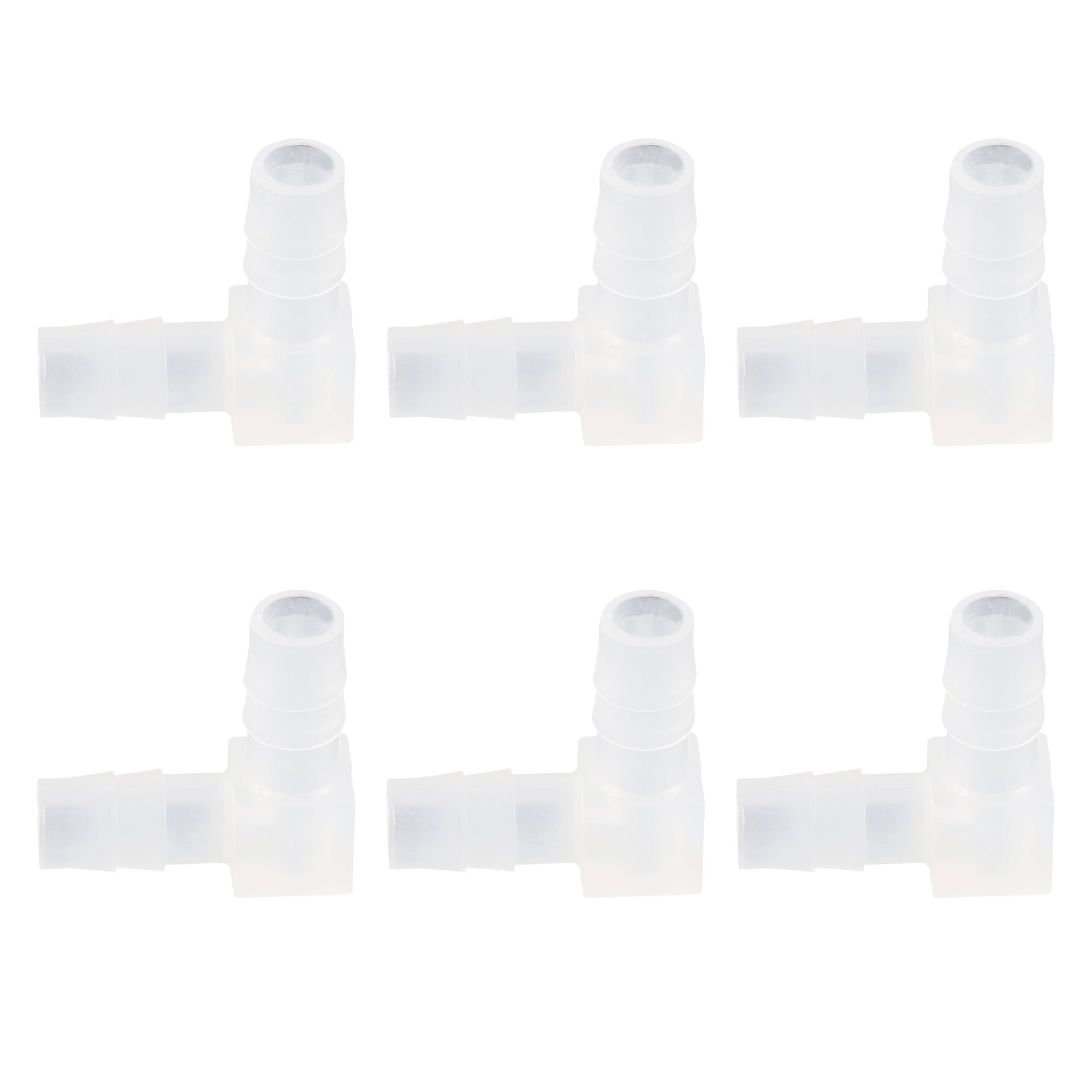 Unique Bargains 6pcs L Shaped Plastic 5/16